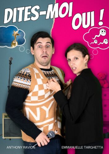 Affiche spectacle adulte Dites moi oui